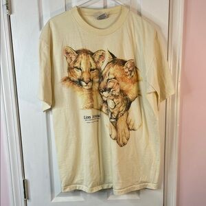 lion Around Notth American Mountain Lion. National Wildlife Federation tee shirt